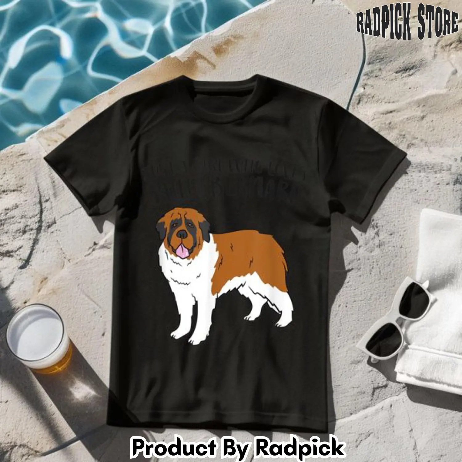 Just a girl who loves saint bernard dog tshirt rp2630006